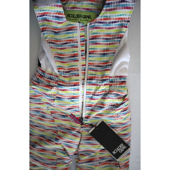 Boulder Gear 9126R-776 Girl's Sz 3T White Dash Insulated Hailey Snow Bib - Picture 5 of 5